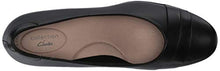 Load image into Gallery viewer, Clarks Women's Emslie Mae Pump, Black Leather, 7

