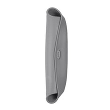 Load image into Gallery viewer, OXO Tot Waterproof Silicone Roll Up Bib with Comfort-Fit Fabric Neck, Gray
