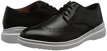 Load image into Gallery viewer, Clarks Men's Dennet Wing Oxford, Black Leather, 8
