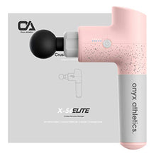 Load image into Gallery viewer, Onyx Athletics X-56 Elite - Professional Percussion Massage Gun for Athletes - Muscle Massager Handheld - Ultra Quiet Deep Tissue Personal Massager - Full-Body Relief and Recovery (Shell Pink)
