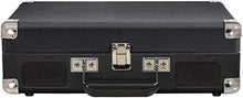 Load image into Gallery viewer, Crosley CR8005D-BK Cruiser Deluxe Vintage 3-Speed Bluetooth Suitcase Turntable, Black
