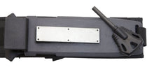 Load image into Gallery viewer, Humvee HMV-KFLD-1 Partially Serrated Field Knife with Fire Starter, Sharpener and Sheath, Black

