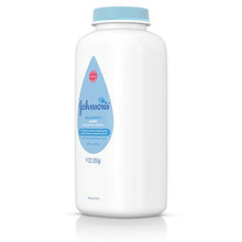 Load image into Gallery viewer, Johnson's Baby Powder with Naturally Derived Cornstarch Aloe &amp; Vitamin E, Hypoallergenic, 9 oz
