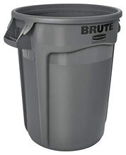 Load image into Gallery viewer, Rubbermaid Commercial Products - FG263200GRAY BRUTE Heavy-Duty Trash/Garbage Can, 32 Gallon, Gray
