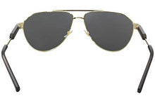 Load image into Gallery viewer, Versace Man Sunglasses, Gold Lenses Steel Frame, 62mm

