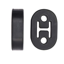 Load image into Gallery viewer, (lot of 8)4pcs Car Universal 2 Hole Rubber Exhaust Hanger Bushing Muffler Insulators Shock Absorbent Mount Bracket with 4pcs Universal Exhaust Hanger Muffler Insulator O Ring Rubber Exhaust Bracket
