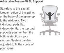 Load image into Gallery viewer, Herman Miller Aeron Task Chair: Tilt Limiter - PostureFit SL - Fully Adj Arm - Black Vinyl Armpad - Carpet Caster
