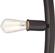 Load image into Gallery viewer, Arcos Industrial Arc Floor Lamp Bronze Dimmable LED Antique Edison Exposed Bulbs for Living Room Reading Bedroom Office - Franklin Iron Works
