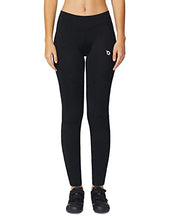 Load image into Gallery viewer, BALEAF Women's Padded Bike Pants Leggings Cycling Tights Padding Leg Zipper Biking Bicycle Biker Riding Winter Gear  Black Size M
