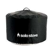 Load image into Gallery viewer, Solo Stove Yukon Shelter Protective Fire Pit Cover for Round Fire Pits Waterproof Cover Great Fire Pit Accessories for Camping and Outdoors, Black
