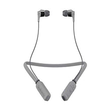 Load image into Gallery viewer, Skullcandy S2IKW-K610 Ink'd Bluetooth Wireless Earbuds with Microphone, Noise Isolating Supreme Sound, 8-Hour Rechargeable Battery, Lightweight with Flexible Collar, Street/Gray/Chrome
