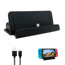 Load image into Gallery viewer, Charging Dock for Nintendo Switch and Switch Lite, USB Type C Charger Dock Station Cradle Stand for Nintendo Switch - Black
