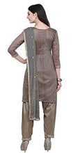 Load image into Gallery viewer, Indian Decor &amp; Attire Women's Cotton Dress Material (EJ3400-Patiala Goli-Brown FS)
