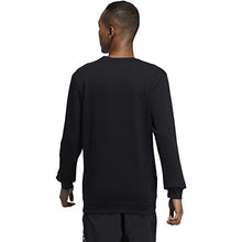Load image into Gallery viewer, adidas Men's Fleece Sweatshirt, Black/White, X-Large
