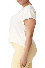 Load image into Gallery viewer, Bandier x Sincerely Jules_The Aster Crew Neck Tee Cream-M
