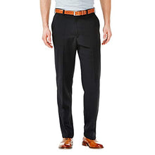 Load image into Gallery viewer, Haggar mens Haggar Men's Cool 18 Classic Fit Hidden Expandable Waist Pant , Black, 34x32

