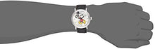 Load image into Gallery viewer, Disney Men's W001868 Mickey Mouse Silver-Tone Watch with Black Band
