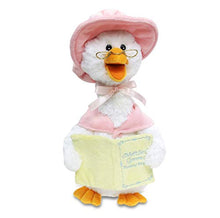 Load image into Gallery viewer, Cuddle Barn Mother Goose Animated Talking Musical Plush Toy, 14" Super Soft Cuddly Stuffed Animal Moves and Talks, Captivates Listeners by Reading 7 Classic Nursery Rhymes - Pink
