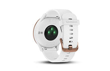 Load image into Gallery viewer, Garmin 010-01850-12 vívomove HR, Hybrid Smartwatch for Men and Women, White/Rose Gold, Small/Medium
