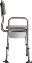 Load image into Gallery viewer, NOVA Padded Tub Transfer Bench for Bath or Shower with Commode Opening, Seat &amp; Backrest Removable &amp; Reversible, Comes with Commode Bucket &amp; Lid
