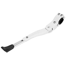 Load image into Gallery viewer, Dilwe Bike Kickstand Single Side Stand Aluminium Alloy Length Adjustable Bike Kickstand for 16" 20" 24" 26" Bike(White)
