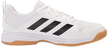 Load image into Gallery viewer, adidas Women's Ligra 7 Track and Field Shoe, White/Black/White, 12
