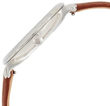 Load image into Gallery viewer, Fossil Women's Jacqueline Quartz Stainless Steel and Leather Three-Hand Date Watch, Color: Silver, Brown (Model: ES4368)
