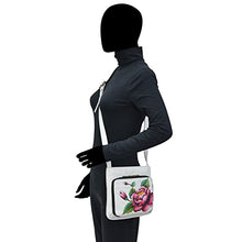 Load image into Gallery viewer, Anna by Anuschka Slim Shoulder Organizer, Peony-Ivory
