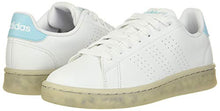Load image into Gallery viewer, adidas Women's Advantage Eco Sneaker, White/White/Hazy Sky, 8
