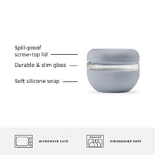 Load image into Gallery viewer, W&amp;P Porter Seal Tight Glass Lunch Bowl Container w/ Lid | Charcoal 16 Ounces | Leak &amp; Spill Proof, Soup &amp; Stew Food Storage, Meal Prep, Airtight, Microwave and Dishwasher Safe, BPA-Free Glass
