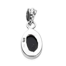 Load image into Gallery viewer, 925 Sterling Silver Boho Handmade Strand Statement Pendant for Women Velvet Obsidian Fashion Jewelry Gift
