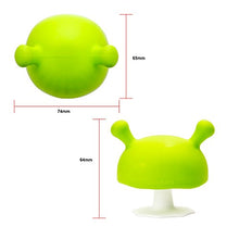 Load image into Gallery viewer, Mombella Mimi The Mushroom Soothing teether for Breast Feeding Baby who Does not take Pacifiers/Premature Baby who has weak jaw movement/0-6month with Sucking Needs, Pink
