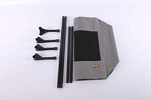 Load image into Gallery viewer, K&amp;H PET PRODUCTS Original Pet Cot Elevated Dog Bed Gray/Black Mesh Large 30 X 42 X 7 Inches
