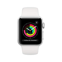 Load image into Gallery viewer, Apple Watch Series 3 (GPS, 38mm) - Silver Aluminum Case with White Sport Band
