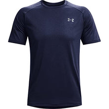Load image into Gallery viewer, Under Armour Men's Tech 2.0 Novelty Short-Sleeve T-Shirt , Midnight Navy (410)/Pitch Gray , Large
