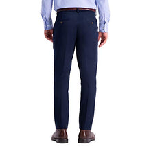 Load image into Gallery viewer, Haggar Men's Premium No Iron Khaki Slim Fit Flat Front Casual Pant, Dark Navy, 32Wx32L
