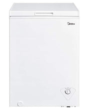 Load image into Gallery viewer, Midea MRC04M3AWW, White 3.5 cu. ft. Mini Freezer, Cubic Feet
