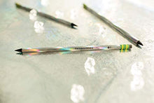 Load image into Gallery viewer, Ticonderoga Noir Black Wood-Cased #2 Pencils, Holographic Design, 12-Count (13970)
