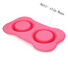Load image into Gallery viewer, Hubulk Pet Dog Bowls 2 Stainless Steel Dog Bowl with No Spill Non-Skid Silicone Mat + Pet Food Scoop Water and Food Feeder Bowls for Feeding Small Medium Large Dogs Cats Puppies (S, Pink)
