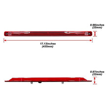 Load image into Gallery viewer, NSLUMO Led Tailgate Light Bar for Chevy Silverado 2500HD 3500HD GMC 2001-2014 54-SMD LED Rear Red Brake Light Red Lens OEM#15248604 15744722
