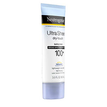 Load image into Gallery viewer, Neutrogena Ultra Sheer Dry-Touch Water Resistant and Non-Greasy Sunscreen Lotion with Broad Spectrum SPF 100+, 3 Fl Oz (Pack of 1)
