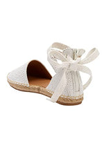 Load image into Gallery viewer, Comfortview Women's Wide Width The Shayla Flat Espadrille Shoes - 10 W, Chambray Blue
