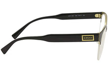 Load image into Gallery viewer, Versace 90S VINTAGE LOGO VE 1265 BLACK 53/17/140 women Eyewear Frame
