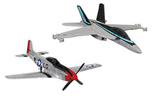 Load image into Gallery viewer, Corgi Top Gun Maverick's F/A-18 Hornet &amp; P-51D Mustang Fit The Box Aircraft Display Models CS90683

