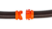 Load image into Gallery viewer, Camco 20' (39742) RhinoFLEX 20-Foot RV Sewer Hose Kit, Swivel Transparent Elbow with 4-in-1 Dump Station Fitting-Storage Caps Included , Brown

