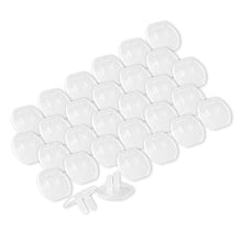Load image into Gallery viewer, Power Gear Plastic Outlet Covers, 30 Pack, Shock Prevention, Child Safe, Easy Install, UL Listed, Clear, 51175
