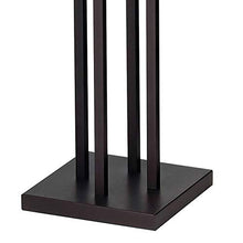 Load image into Gallery viewer, Light Tree Mission Torchiere Floor Lamp 4-Light Bronze Iron Square-Sided White Glass Shades for Living Room Bedroom - Franklin Iron Works

