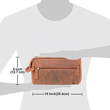 Load image into Gallery viewer, Leather Toiletry Bag for Men - Hygiene Organizer Travel Dopp Kit By Rustic Town
