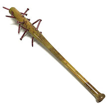 Load image into Gallery viewer, Neptune Products Inc. Bloody Nail Spike Baseball Bat Urethane Foam Rubber Halloween Accessory Steve's Baby Sitter Stranger Things Prop
