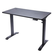 Load image into Gallery viewer, UNICOO - Electric Height Adjustable Standing Desk, Electric Standing Workstation Home Office Sit Stand Up Desk with 4 Pre-Set Memory Led Display Controller (Black Top/Black Legs - Electric)
